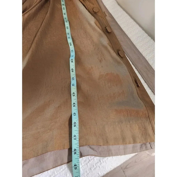 Rag + Bone Adrian Button-Detailed Crinkled-Twill Midi Dress In Sage Green - Picture 10 of 12